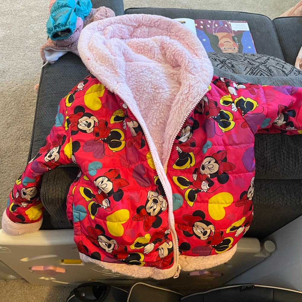 Disney Minnie Mouse Reversible jacket.